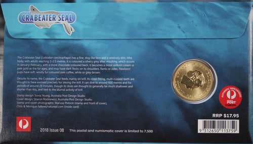 PNC - 2018 Crabeater Seal $1 Coloured Coin